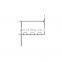 Durable Wall Mounted Bathroom Shower Wire Rack With Adhesive Magic Sticker Metal Single-Layer Storage Holders & Racks