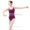 Adult Girls Ballet Leotards Graceful Camisole Leotards with V Neck Unique Design Gymnastic Leotard