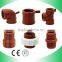 TAIZHOU FACTORY HIGH QUALITY PPH FITTING ELBOW WITH BRASS