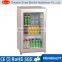 48-130L mini glass door refrigerator, mini fridge for home and hotel use