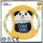 Custom production Plush Pet Products frisbee canvas pet dog toy