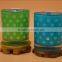 Black Glass Votive Candle Holders With Laser Engraving Design For Home & Wedding
