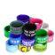Hot Sale Free Samples Snap Wristband Slap Bracelet Rubber Printing Safety for Kids Birthday Party