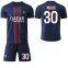 2025-26 season Paris Saint-Germain jersey, Kylian Mbappé, Ousmane Dembele Lionel Messi jersey, Paris Saint-Germain home football suit set