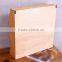 Solid wood vintage to do old 9 grid display wall cabinet