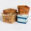 wooden boxes for flower, home decoration