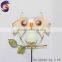 metal glow in dark owl stakes for garden decor