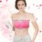 Top quality Pink/Purple color Electric Infrared Breast Stimulus enhancement physiotherapy vibrating Massage bra