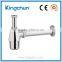 (J283-A7)Chrome plated bathroom sink siphon bottle traps for basin