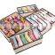 4PCS Nonwoven Beige Storage Box Ties Socks Bra Drawer Organizer