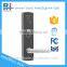 Elegant RFID hotel door handle locks with Black colour