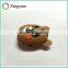 Silicone rubber animal bear head shape fridge magnet