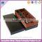 New design recyclable leather paper wine packaging boxes for gift