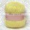 Colorful 10S/3 soft fluffy fancy knitting yarn/mohair wool long floss anti-filling fiber