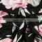 floral printed women dress long sleeves women dress OEM service