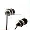 Bulk items mobile accessories free sample fashion earplugs metal housing earphones