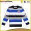 2016 new fashionable custom stripe pullover kid sweater design for boys