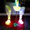 lighted up led table chaing