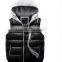 The spring and autumn winter leisure men's cotton vest vest down imitation Hooded Vest tide