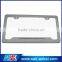 Aluminum custom license plate frame for car truck van