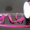 100% Polyester decoration Woven Dot Ribbon custom printed ribbon