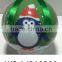 China Wholesale 2015 New Design Penguin Design Plastic Decoration Custom Printing Shatterproof Hanging Christmas Ball