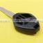 Replacement 3 Buttons With Logo Uncut Right Groove Blade Remote Blank Fob Key Case Shell For Mitsubishi Car Key