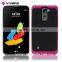  in spanish Mobile accessories 2 in 1 PC bumper + soft TPU back cover case for lg K520 Stylus2LS775