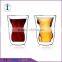 Sexy woman shape double wall beer glass cup