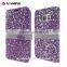 IVYMAX High Quality Luxury Rock Crystal Rhinestone PU Leather Diamond Wallet Case Flip Cover For Samsung Galaxy S7/G930