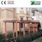 Eco-friendly wood pastic composite pergola with high quality made in china