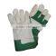 Large cow Grain Leather Driver Gloves with safety rubberized cuff