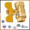 1/2" PN10/16 butterfly-shaped brass ball valve