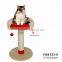 Unique Heart Design Natural Sisal Wood Construction Cat Playhouse