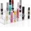 Hihg quality acrylic lipstick cosmetic display shelf