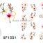 New Nail Art Sticker Water Transfer Stickers Flower Decals Tips Decoration XF1550-XF1566