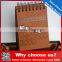Customized practical creative design desk table calendars leather/leather desk calendar design