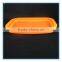 orange rectangular shape foldable eco friendly silicone box