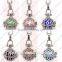 FN3168 High quality round bell ball pendant necklace, baby bola charm necklace 2015