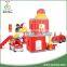 2016 New intelligent toy building blocks toys fire station set