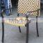 Waterproof PE rattan stacking hotel chair YC102