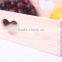 Unfinished Wood Serving Tray With Heart Shaped Handle ,Fruit Storage Plate