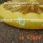 Low MOQ wholesale stock lemon fruit float inflatable donut
