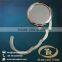 Most popular novel design printed logo purse hook zinc alloy foldable metal custom baghanger