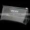 standard low price promotional custom clear PVC tote bag with zipper
