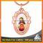 Best selling Europe religious jesus father printable gold Christian keychains