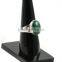 Malachite Oval Cabochon 925 Sterling Silver Bezel Ring