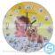 New products Tempered Glass wall clock with Customised designs