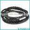 New Fashion 5 layer PU Braided Leather Bracelets & charm Bangle Handmade Round Rope Turn Buckle Bracelet For Women Men