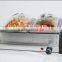 2Pan stainless steel #304 Eelectrical heat food warmer buffetserve With transparent cover